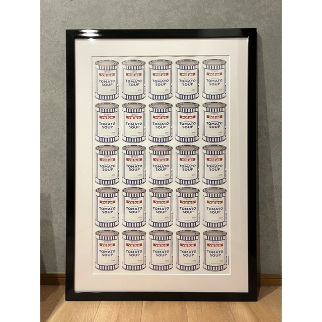 "TESCO VALUE TOMATO SOUP CANS" / BANKSY エンタメ/ホビーの美術品/アンティーク(版画)の商品写真