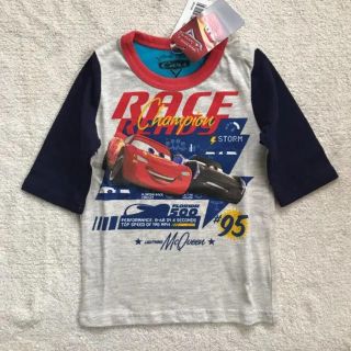 マザウェイズ(motherways)の新品 motherways ディズニー ピクサー カーズ 7分袖 Tシャツ 90(Tシャツ/カットソー)