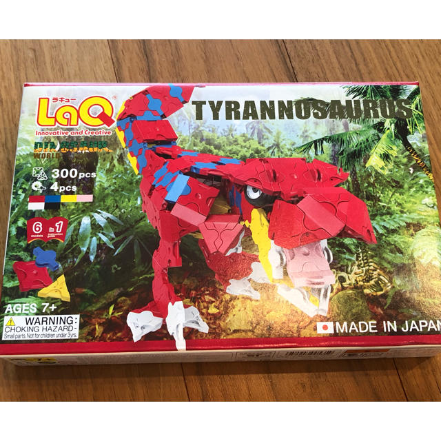 Lego(レゴ)のLaQラキュー☆ティラノザウルス☆300ピース＋α キッズ/ベビー/マタニティのおもちゃ(知育玩具)の商品写真