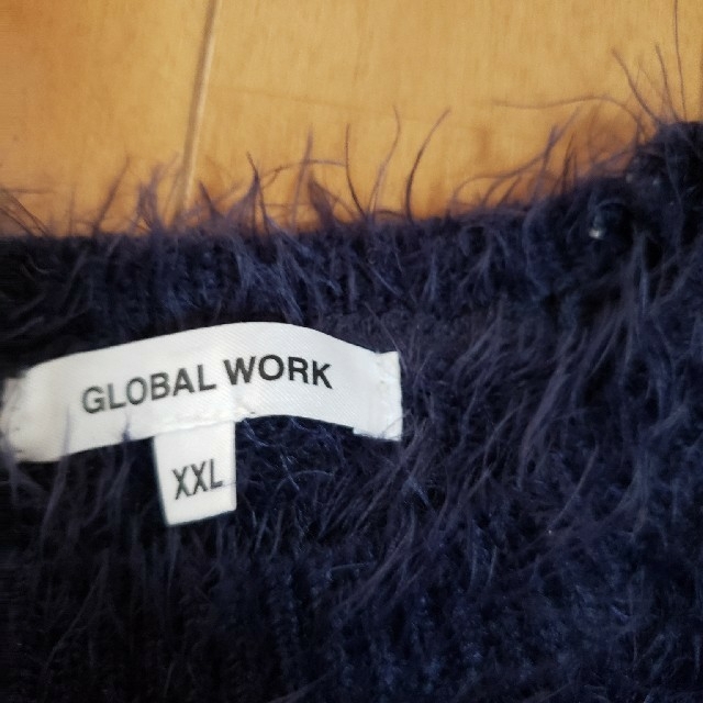 GLOBAL WORK(グローバルワーク)のGLOBAL　WARK　キッズジャガーニット キッズ/ベビー/マタニティのキッズ服女の子用(90cm~)(ニット)の商品写真