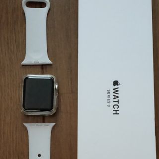 アップルウォッチ(Apple Watch)の【期間限定】Apple watch 3 アルミニウム シルバー 38mm(その他)