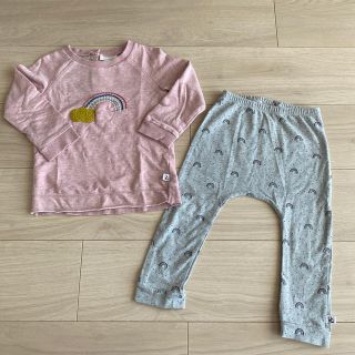 ネクスト(NEXT)の【専用です】NEXT  レインボー柄 セットアップ 92cm(Tシャツ/カットソー)