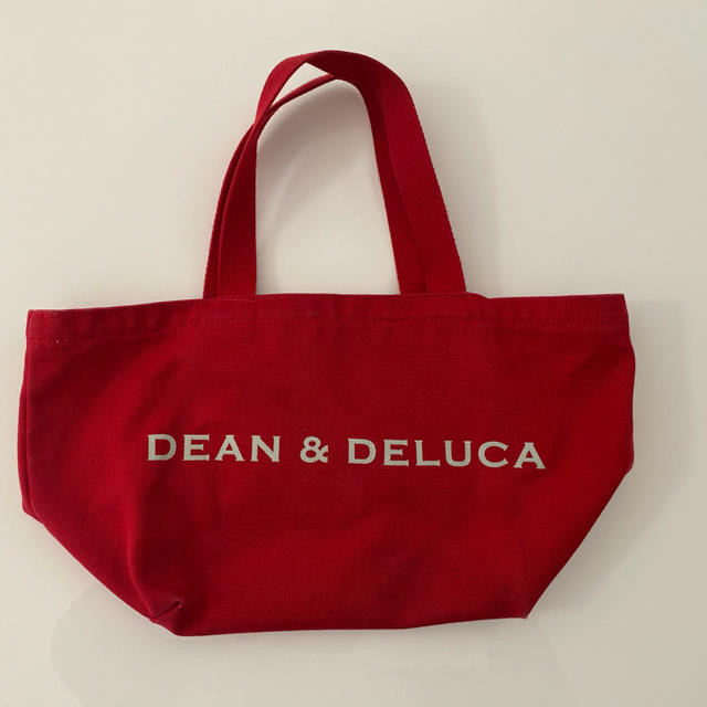 DEAN & DELUCA(ディーンアンドデルーカ)のDEAN&DELUCA  トートバッグS  赤 レディースのバッグ(エコバッグ)の商品写真