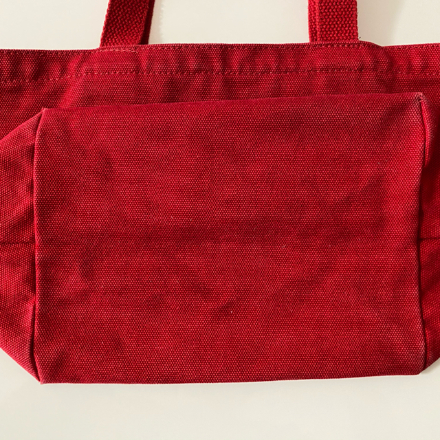 DEAN & DELUCA(ディーンアンドデルーカ)のDEAN&DELUCA  トートバッグS  赤 レディースのバッグ(エコバッグ)の商品写真