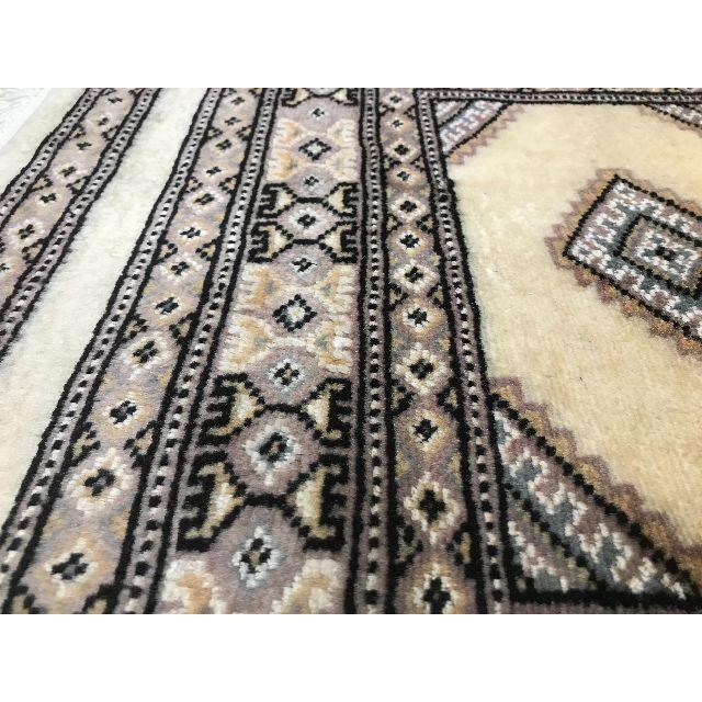 パキスタン絨毯 手織り ウール 新品未使用【1786】 新作グッ 7755円