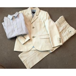 ポールスミス(Paul Smith)のポールスミスジュニア★スーツセット★シャツ★ベージュ★フォーマル★結婚式★入園式(ドレス/フォーマル)