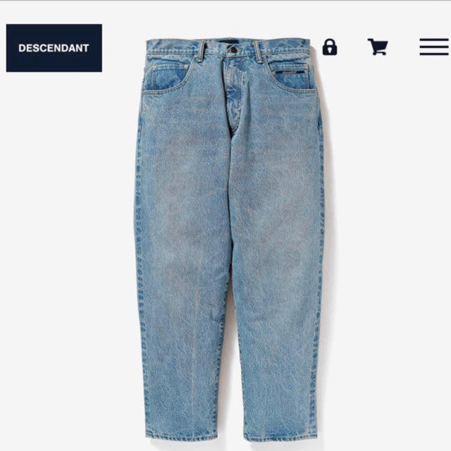 パンツ20AW DESCENDANT 1995 BAGGY JEANS