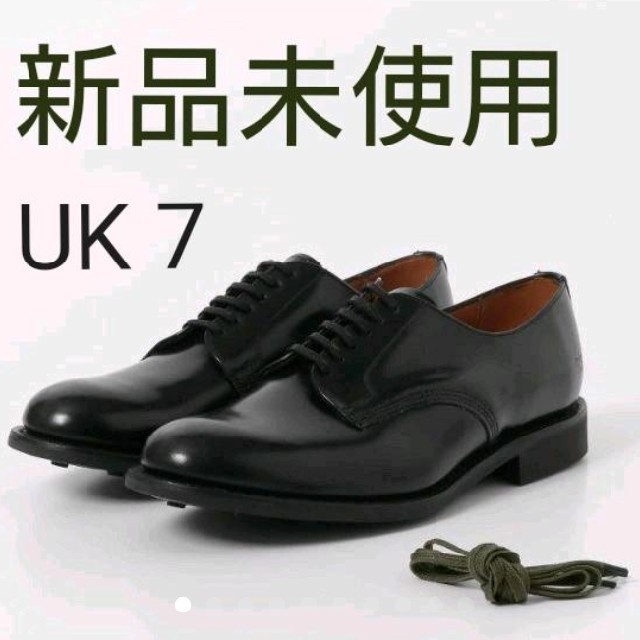 靴/シューズ【新品未使用】Sanders OFFICER SHOES UK7