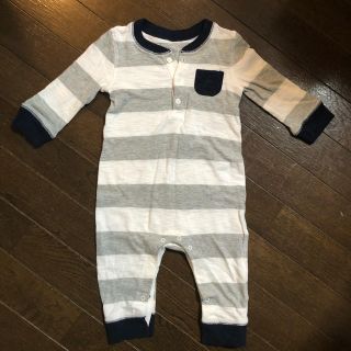 ギャップ(GAP)の【まりりん2443さん専用】GAPベビー　ロンパース3枚70サイズ(ロンパース)