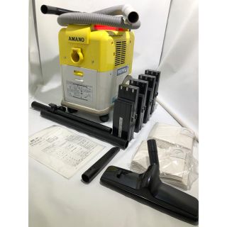 美品　アマノ　コードレス　掃除機　バッテリー4本あり　付属品あり(掃除機)