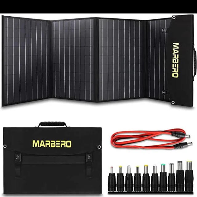 その他MARBERO ソーラーパネル 100W ソーラーチャージャー 折りたたみ式