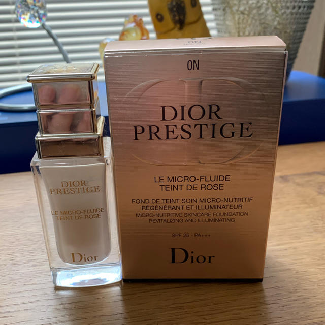 値下げ！Dior☆ ディオール プレステージ ル フルイド タン ドゥ ローズ