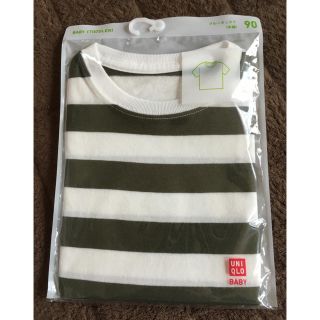 ユニクロ(UNIQLO)の【未使用】半袖クルーネックTシャツ　90㎝(Tシャツ/カットソー)