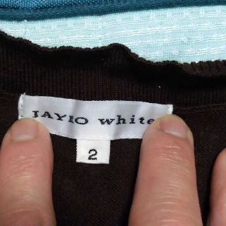 ジャイロホワイト(JAYRO White)のブラウンニットアンサンブル(ニット/セーター)