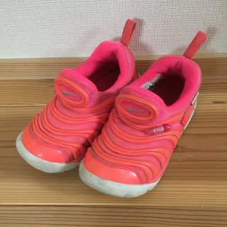 ナイキ(NIKE)の中古　16㎝　ダイナモフリー　ピンク(スニーカー)