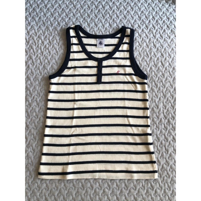 PETIT BATEAU(プチバトー)のプチバトー タンクトップ キッズ/ベビー/マタニティのキッズ服男の子用(90cm~)(Tシャツ/カットソー)の商品写真