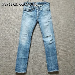 ヒステリックグラマー(HYSTERIC GLAMOUR)の期間限定値下げ【HYSTERIC GLAMOUR】ダメージ加工 スタッズジーンズ(デニム/ジーンズ)