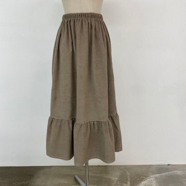 ◆ 新品/即日発送 ◆ コーデュロイロングフレアスカート レディースのスカート(ロングスカート)の商品写真