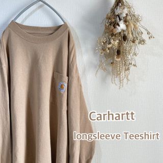 カーハート(carhartt)のCarhartt 90年代 ロンT アースカラー(Tシャツ/カットソー(七分/長袖))