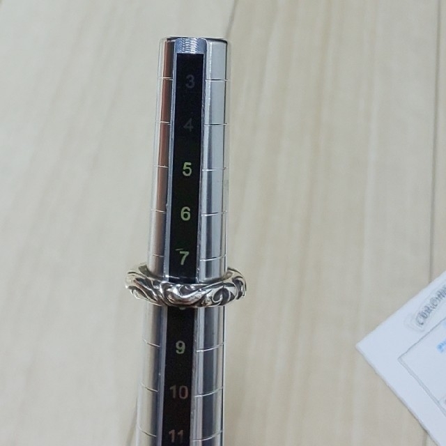 本物 クロムハーツ スクロール バンド リング 8号 インボイス有 本物 クロムハーツ スクロール バンド リング 8号 インボイス有
