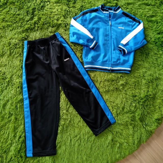 Reebok(リーボック)のReebokキッズ男の子サイズ５☆ジャージ上下 キッズ/ベビー/マタニティのキッズ服男の子用(90cm~)(その他)の商品写真