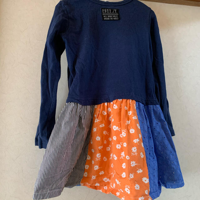 BREEZE(ブリーズ)のf.o.インターナショナル　 ブリーズ　 切替ワンピース　 110cm キッズ/ベビー/マタニティのキッズ服女の子用(90cm~)(ワンピース)の商品写真