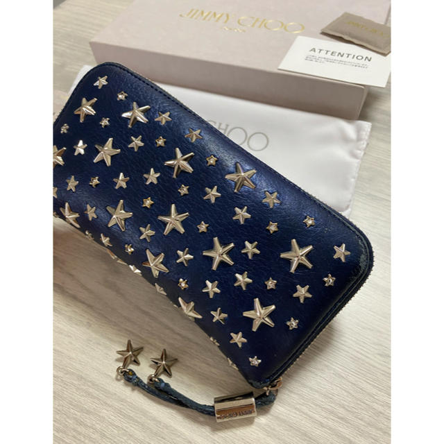 Jimmy Choo クリスタルスタースタッズFILIPA 長財布