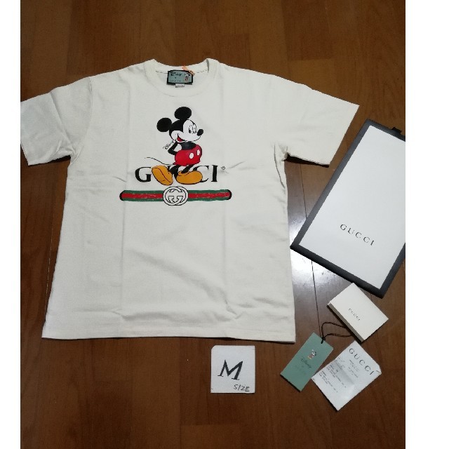 Gucci(グッチ)のみるく様専用 GUCCI×Disney  ミッキーコラボTシャツ M  メンズのトップス(Tシャツ/カットソー(半袖/袖なし))の商品写真