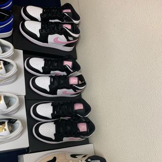 ナイキ(NIKE)のNIKE Air Jordan 1 Mid PINK 三足(スニーカー)