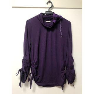 紫カットソー(Tシャツ(長袖/七分))
