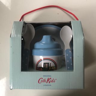 キャスキッドソン(Cath Kidston)の【新品未使用】キャスキッドソン　キッズマグ　カトラリー　食器セット(マグカップ)