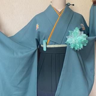 洗える袴セット♣️花紋伊達襟付きKANSAI♣️卒業式♣️独身の教員さんにもの通販｜ラクマ