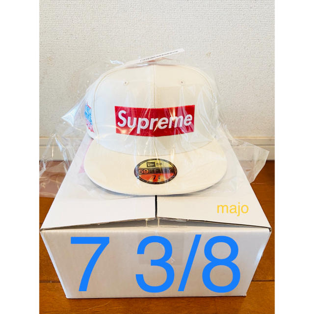 Wold Famous Box Logo New Era White 7 3/8