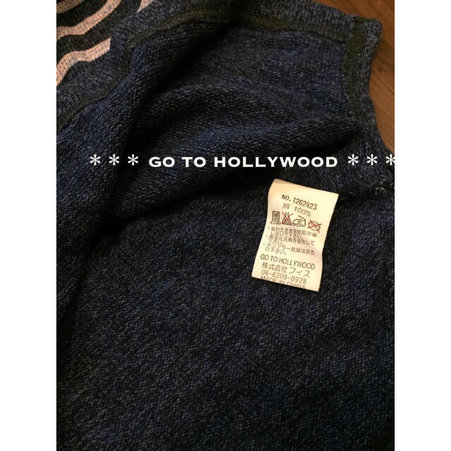 GO TO HOLLYWOOD(ゴートゥーハリウッド)の★使用1回美品★ GO TO HOLLYWOOD ボーダーカットソー 100 キッズ/ベビー/マタニティのキッズ服男の子用(90cm~)(Tシャツ/カットソー)の商品写真