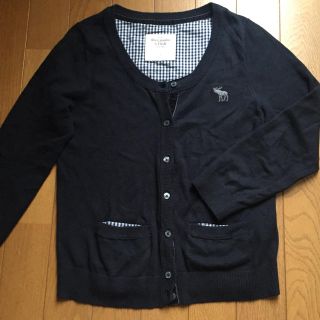 アバクロンビーアンドフィッチ(Abercrombie&Fitch)のNYで購入★アバクロンビー&フィッチ レディース 七分袖 カーディガン S(カーディガン)