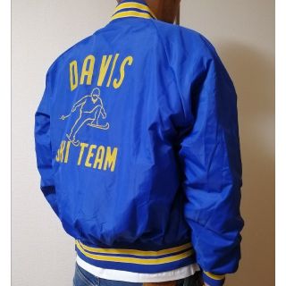 Champion - 80s ビンテージ スタジャン ナイロンジャケット バッグ