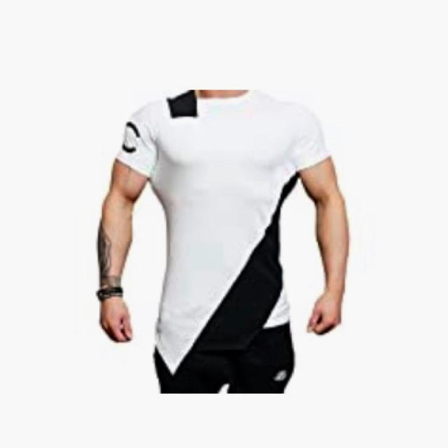 フィットネスウェア　Tシャツ メンズのトップス(Tシャツ/カットソー(半袖/袖なし))の商品写真