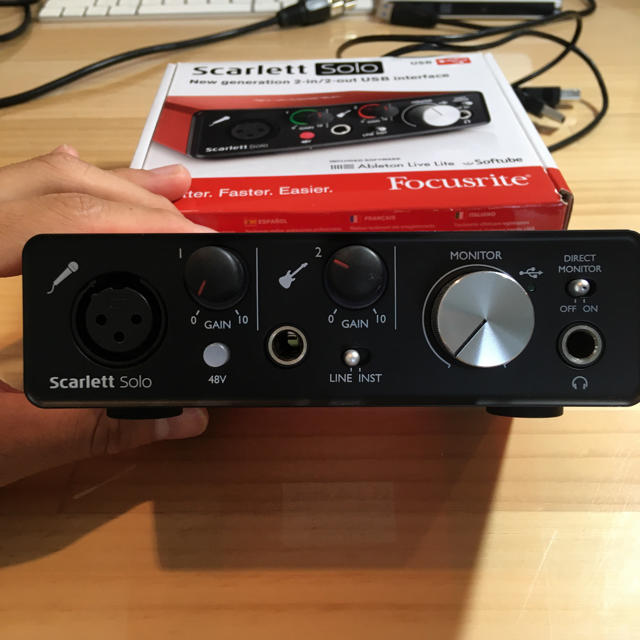 Focusrite オーディオインターフェース 楽器のDTM/DAW(オーディオインターフェイス)の商品写真