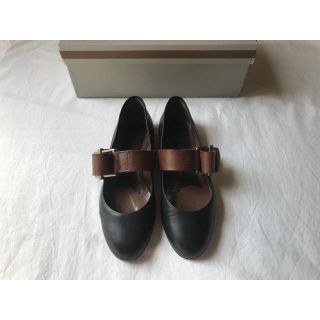 マルニ(Marni)のMARNI マルニ フラットパンプス レザーシューズ スリッポン(ハイヒール/パンプス)