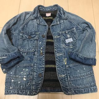 デニムダンガリー(DENIM DUNGAREE)のデニムアンドダンガリー  カバーオール、スヌーピー　110(ジャケット/上着)