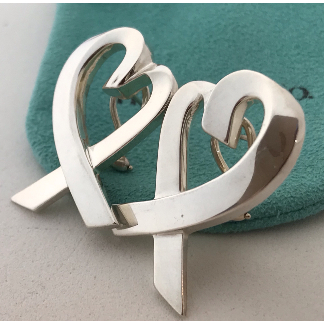 Tiffany ボリュームラビングハートピアス 希少 アクセサリー Tiffany ボリュームラビングハートピアス 希少 アクセサリー