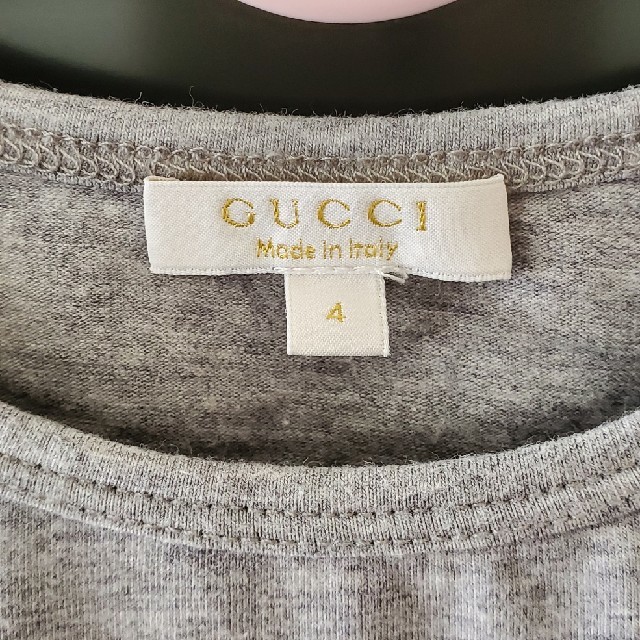 Gucci(グッチ)の最終価格！美品 GUCCI  Tシャツ  4  キッズ/ベビー/マタニティのキッズ服女の子用(90cm~)(Tシャツ/カットソー)の商品写真