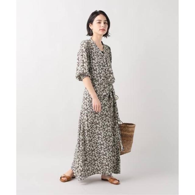 Plage(プラージュ)のPlage olive wrap ドレス◆36新品・未使用品 レディースのワンピース(ロングワンピース/マキシワンピース)の商品写真