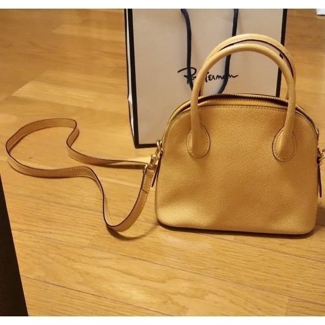 ハンドバッグ専用セリーヌCELINE イエロー ヴィンテージ バッグ ショルダー付き