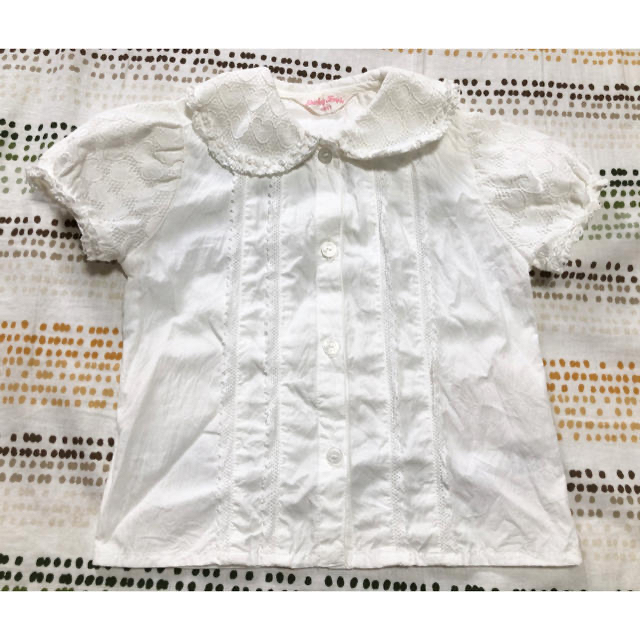 Shirley Temple(シャーリーテンプル)の90 ハート半袖ブラウス キッズ/ベビー/マタニティのキッズ服男の子用(90cm~)(Tシャツ/カットソー)の商品写真