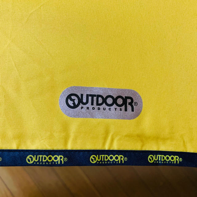 OUTDOOR PRODUCTS(アウトドアプロダクツ)のOUTDOOR   手開き　折りたたみ傘　イエロー　55㎝ キッズ/ベビー/マタニティのこども用ファッション小物(傘)の商品写真