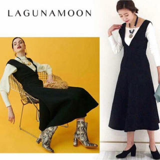 ラグナムーン(LagunaMoon)のラグナムーン　ニットジャンパースカート(ロングワンピース/マキシワンピース)