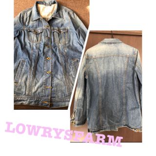 ローリーズファーム(LOWRYS FARM)のLOWRYSFARM デニムロングジャケット　Lサイズ(Gジャン/デニムジャケット)