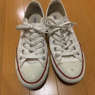 コンバース(CONVERSE)のコンバース　白　ローカット(スニーカー)