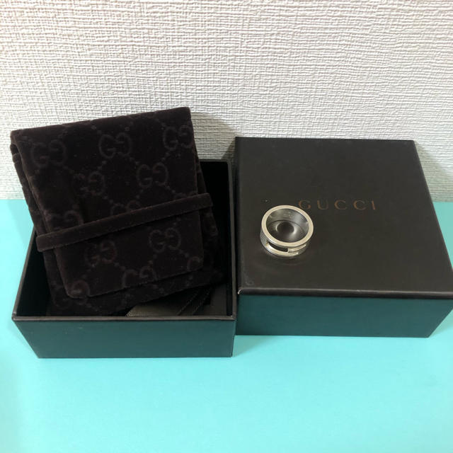 Gucci(グッチ)のGucci★リング★13号★保存袋・箱付き★店舗クリーニング済み レディースのアクセサリー(リング(指輪))の商品写真